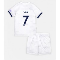 Camiseta Tottenham Hotspur Son Heung-min #7 Primera Equipación Replica 2023-24 para niños mangas cortas (+ Pantalones cortos)
